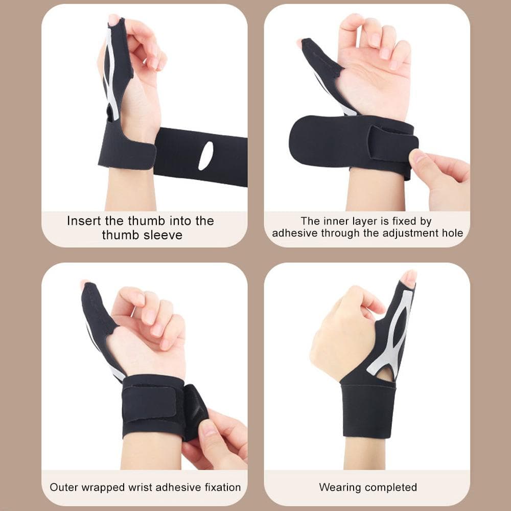 1 pièce Attelle de pouce et de poignet Manchon de compression, Gant de protection élastique pour soulager la douleur de l'arthrite, Tendinite,
