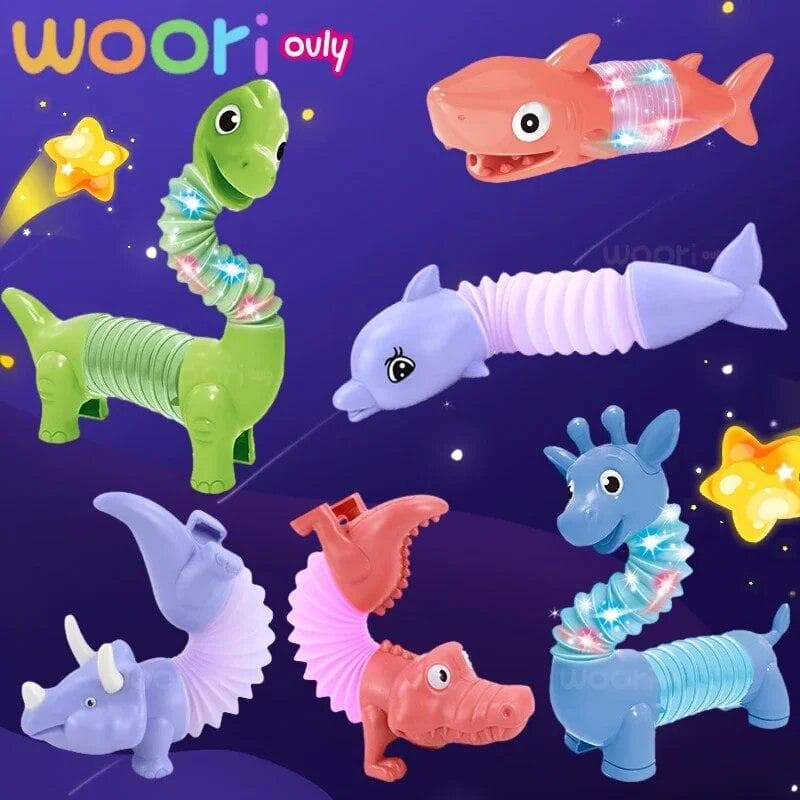 Pop Tube Spielzeug Anti-Stress Sensorisches Zappelspielzeug Sensorisches Push It Bubble Balls Dekompressionsrohr Kleinkind1-3 Kinder Zappeln