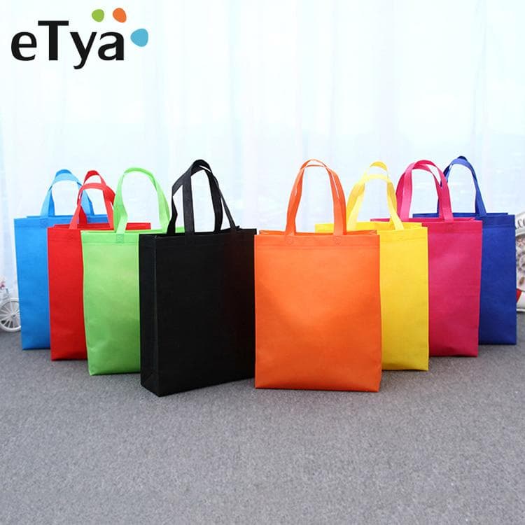eTya Tragbare, faltbare Einkaufstasche, große Aufbewahrungshandtasche, wiederverwendbare Tragetasche, Organizer, umweltfreundliche Tasche