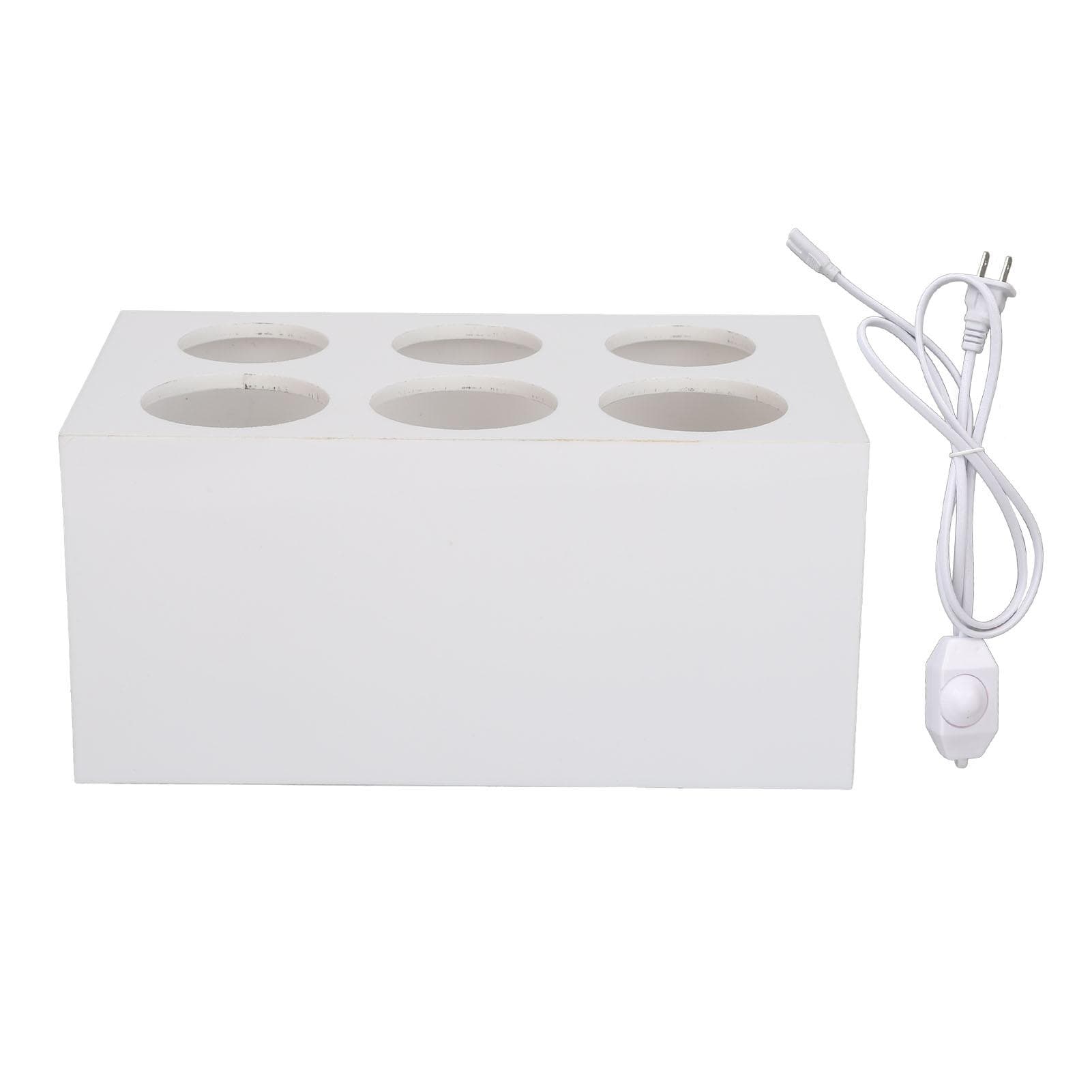 Chauffe-huile de massage 6 bouteilles Température constante Chauffage rapide Multifonctionnel Chauffe-lotion crème