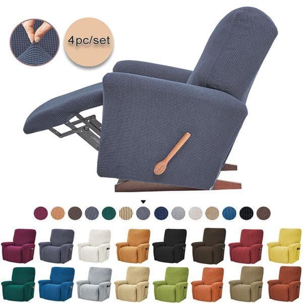 Modische Sofabezüge für Liegestühle, elastisch, für Sessel, Stretch, weich, für Couch, Maiskörner, Schonbezüge, Stuhlbezug wein rot