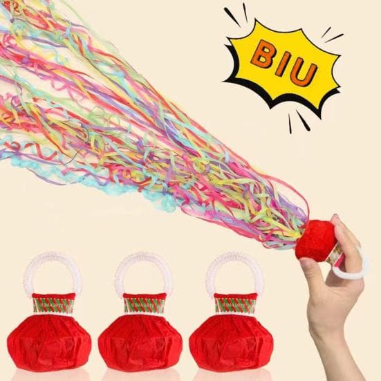 10 Stück Handwurf-Luftschlangen, Popper, Geburtstag, Hochzeit, Schule, Eröffnung, Abschluss, Ruhestand, Party, Feier, kein Durcheinander, Konfetti,