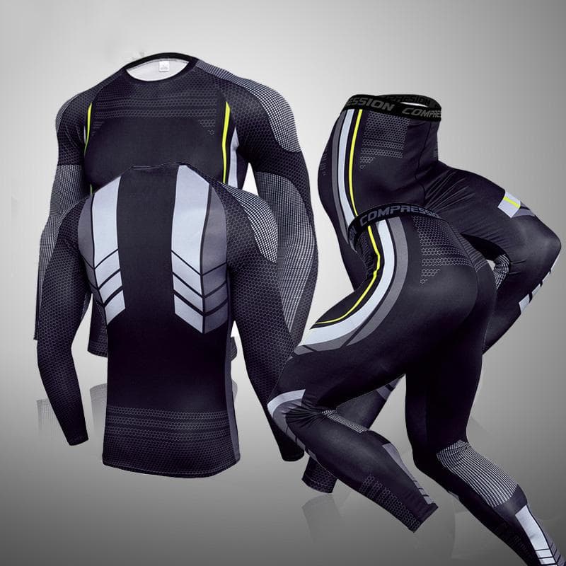 CANGHPGIN Herren Sportwear Strumpfhosen Outdoor Sport Funktion Atmungsaktiv Training Radfahren Lange Unterhosen cm