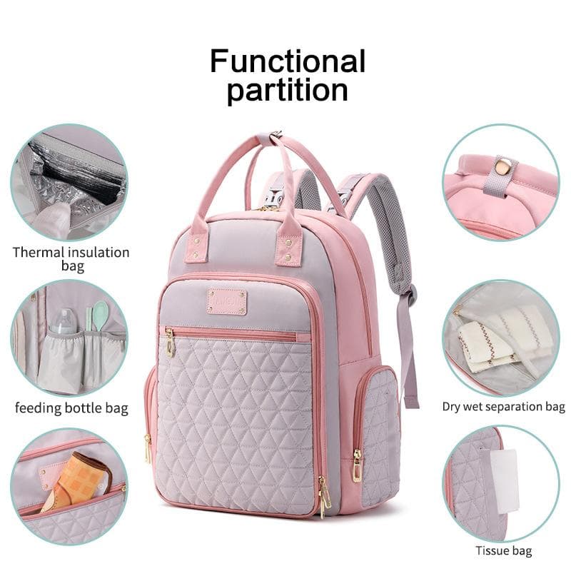 Sac à couches de grande capacité, sac à dos Durable pour maternité, sacs à bandoulière imperméables décontractés pour voyage en plein air