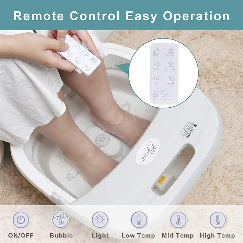 500W Fußbadewanne Massagegerät Maschine Fußbad Detox Maschine Elektrisches Massagegerät Reinigen Fußmassage Fußgesundheit