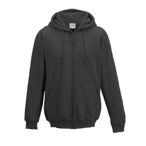 Awdis Plain Mens Hooded Full Zip Hoodie / Zoodie cm sand