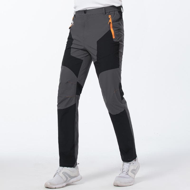 Herren Wasserdichte Stretch Bergsteigerhose – Winddicht, Abriebfest, Schnelltrocknend und Atmungsaktiv. cm dunkelgraue/schwarz