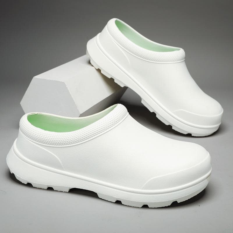 Kochschuhe für Männer und Frauen, EVA-Injektion, rutschfest, bequem, Küchenschuhe, Gartenschuhe, wasserdichte Sandalen, ölbeständige