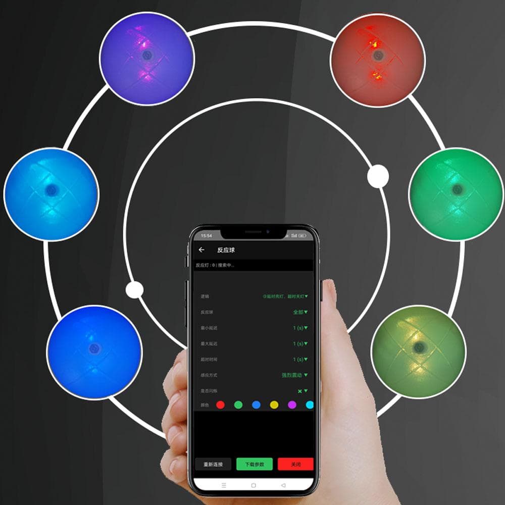 Smart Reaction Ball Hand-Auge-Koordination Beweglichkeitstraining Digitaler Sensor Vector Reactionx