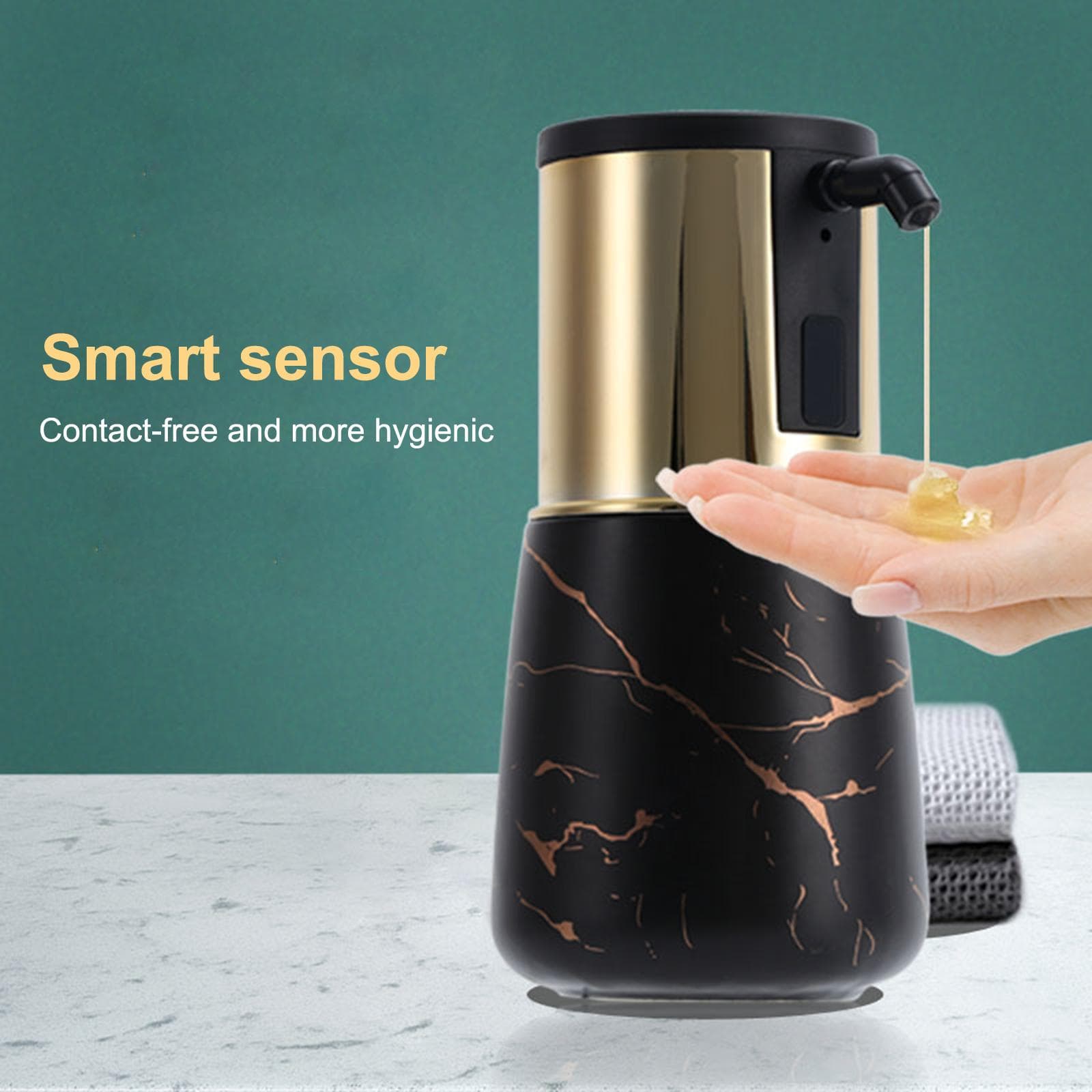 Berührungsloser Automatischer Seifenspender mit Sensor Wiederaufladbarer Smart Infrarotsensor Handwäsche für Büro Zuhause Badezimmer und Küche