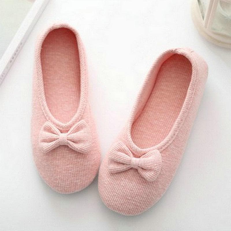 Schöne Hausschuhe für Damen im Herbst und Winter, mit weicher Unterseite, warme Baumwollschuhe, für Erwachsene und Gäste, flache Schuhe,