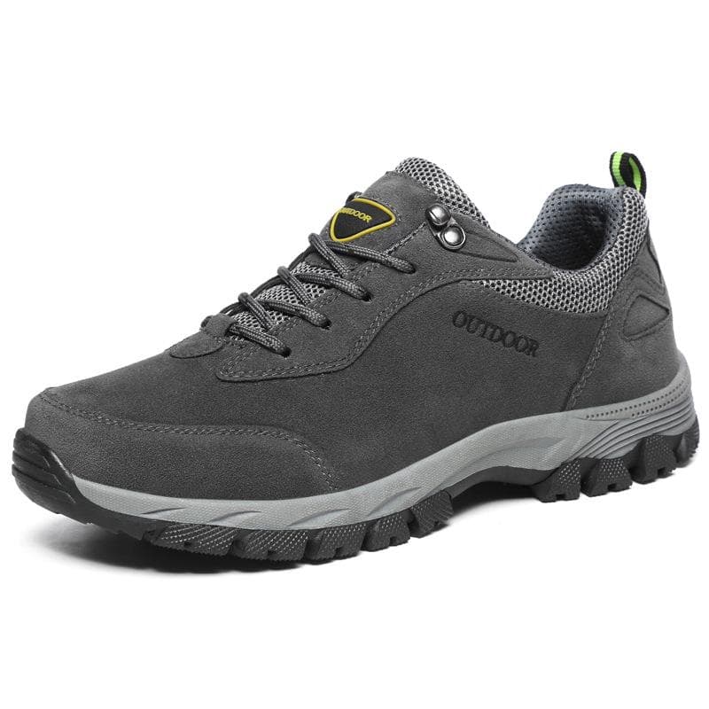 Herren Outdoor Wildleder Wasserdicht Wanderschuhe - Übergröße, Arbeitsschutz cm graue