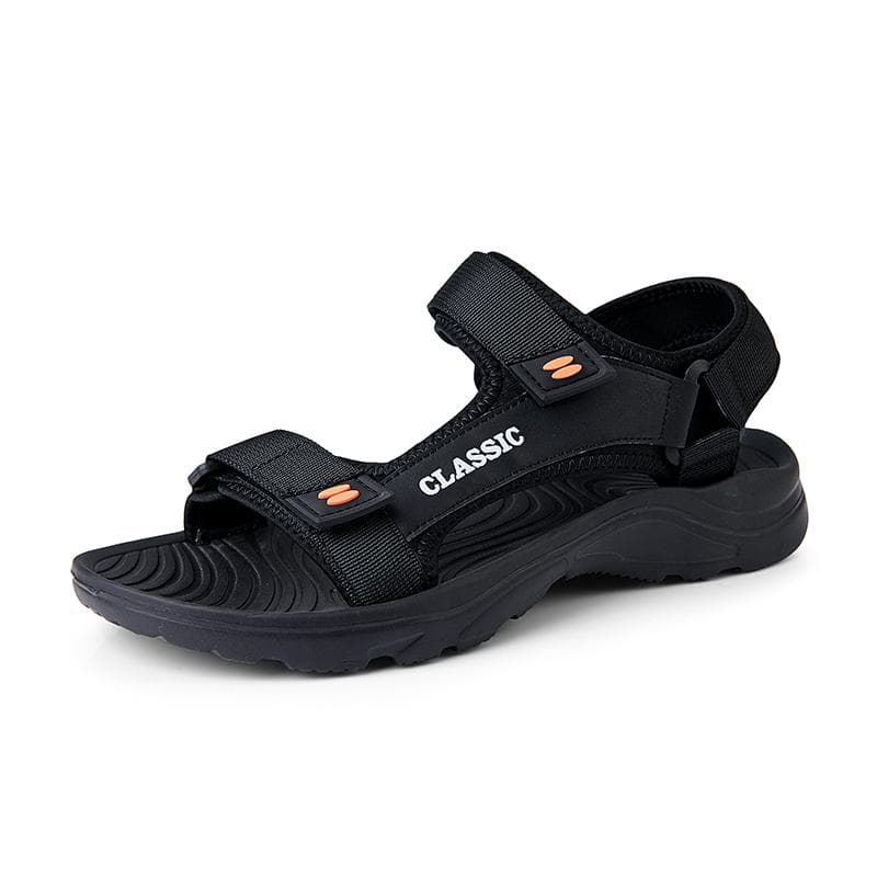 Sandalen für Herren, schnell trocknende Schuhe, Strand-Freizeitschuhe, Sommer-Outdoor-Sandalen, rutschfeste, verschleißfeste Sohle cm grau