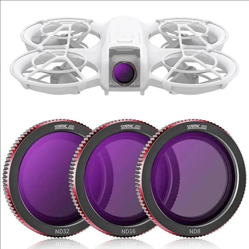 DJI Neo Optische Glasfilter für CPL/UV/ND8/ND16/ND32, Leichtes Objektivfilter-Set für Luftaufnahmen Drohnenzubehör