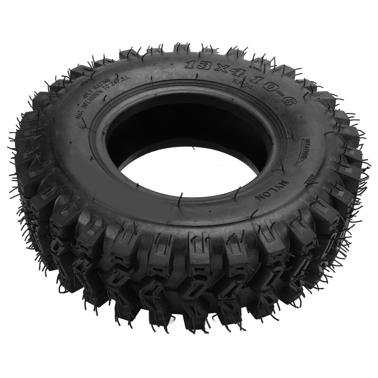 Pneu 13x4.10-6 pour Balayeuse à Neige pour VTT Karts Mini 4WD 47cc 49cc Pneu de Moto Neige