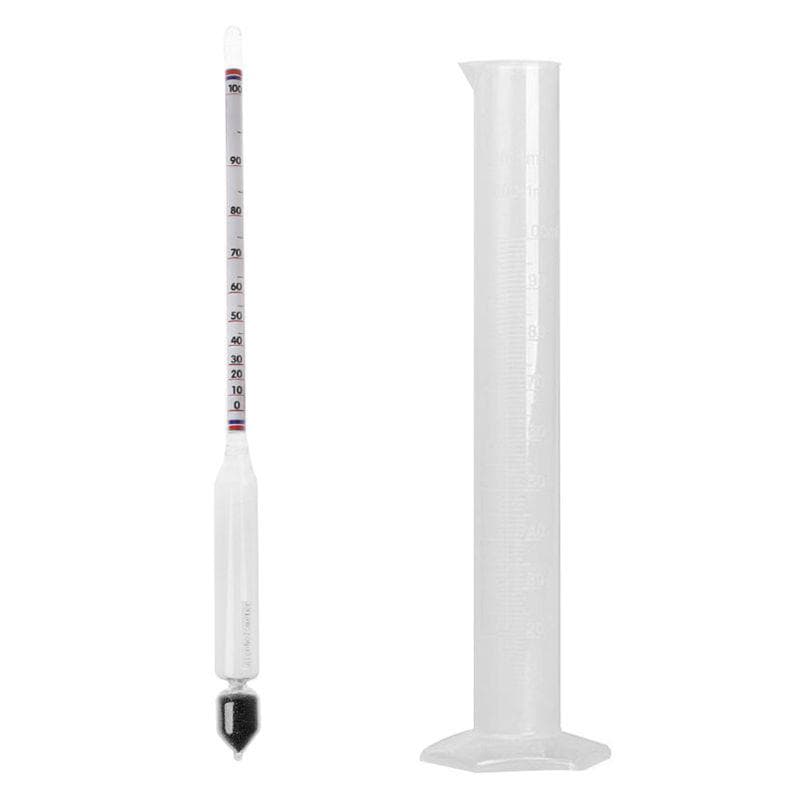 Hydrometer-Tester, Messflaschen-Set, Werkzeuge, Alkoholmeter, Alkoholmessgerät, Weinkonzentrationsmesser