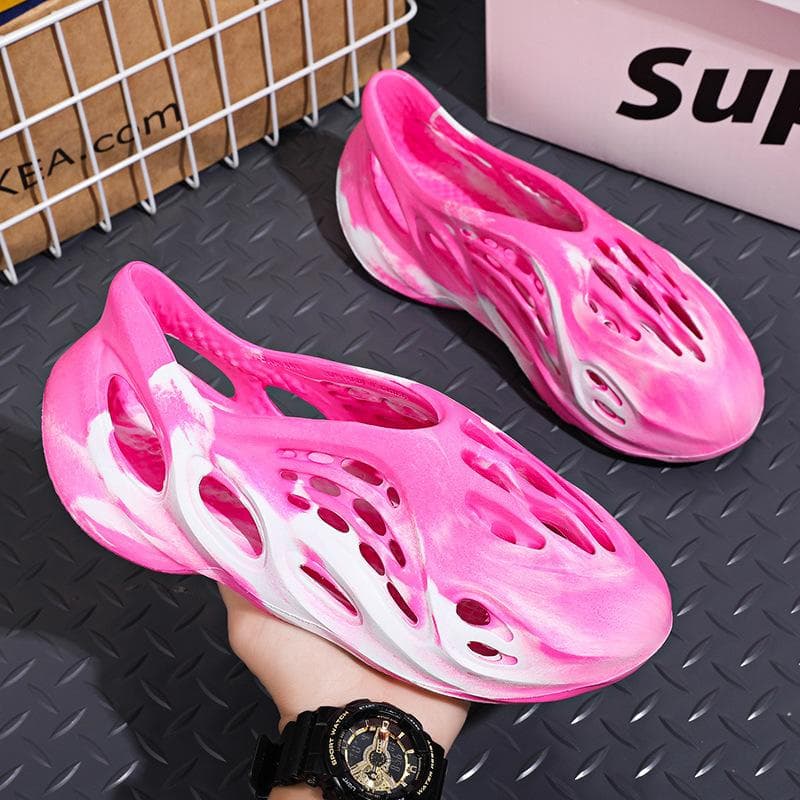 Sommer Camouflage Loch Schuhe Männer Paar Outdoor Römischen Sandalen Männer Strand Schuhe cm rot