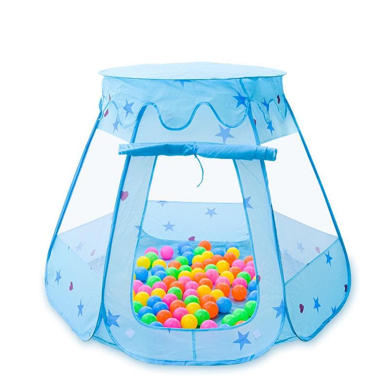 Tente Jouet Portable Pliable Intérieur Extérieur Maison de Princesse Piscine à Balles Colorée Éducative Aire de Jeu Maison Cadeau Pour Enfants