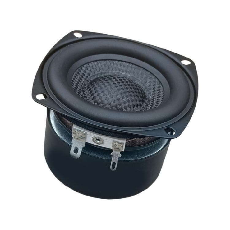 Haut-parleur Woofer Carré Professionnel 3 Pouces Sortie Qualité HiFi Cône Tissé en Fibre de Verre Sensibilité 86dB