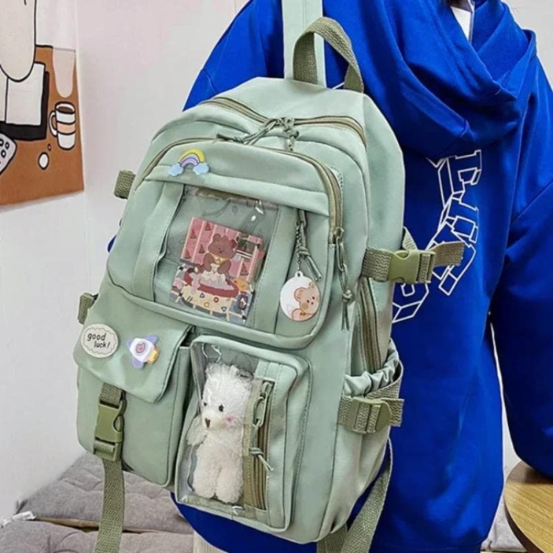 Hochwertiger Schulrucksack für Kinder  Kawaii Studentenrucksack  Rucksack mit großem Fassungsvermögen  Mode für Mädchen  Luxuriöse