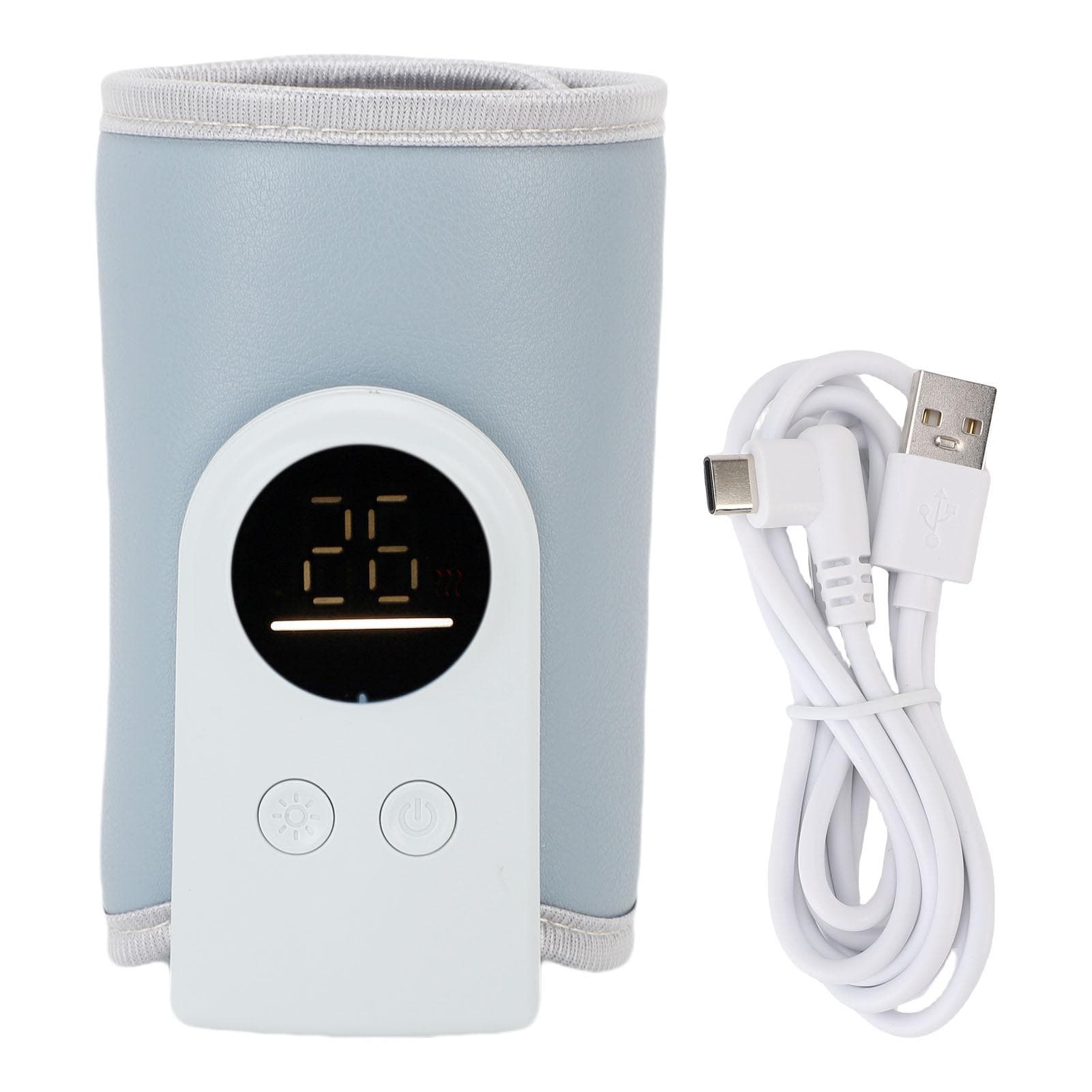 Chauffe-biberon portable pour bébé USB alimenté température constante réglable 18W chauffage rapide universel