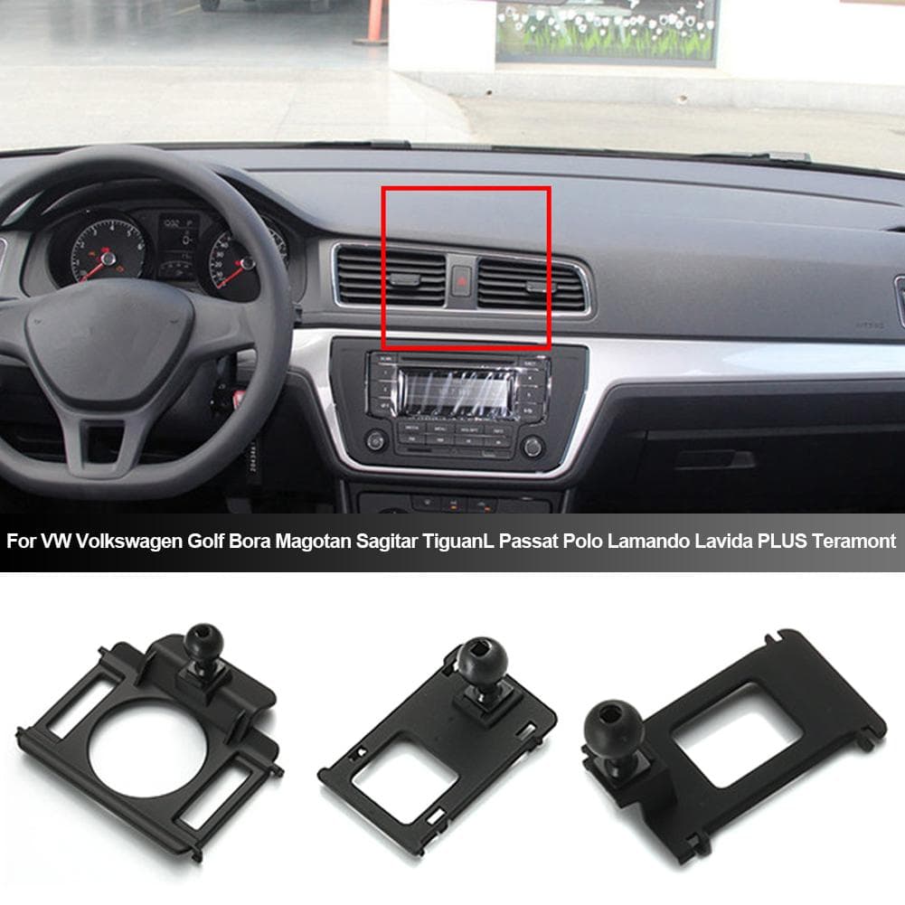 Auto Telefon Halterung Schnalle Halter Spezielle Basis Für VolksWagen VW Golf 6 7 8 POLO PLUS TCROSS Tiguan LX Passat Touran L