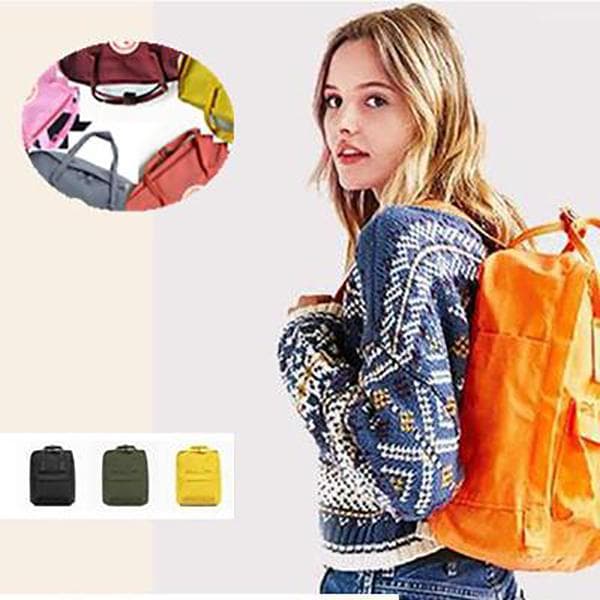 Studententaschen Vintage Lässige Canvas Umhängetasche Herren Damen Rucksack Arctic Rucksack