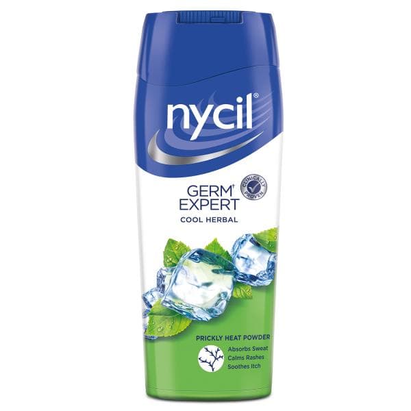 Nycil Germ Expert Prickly Heat Powder - Cool Herbal 150 g
