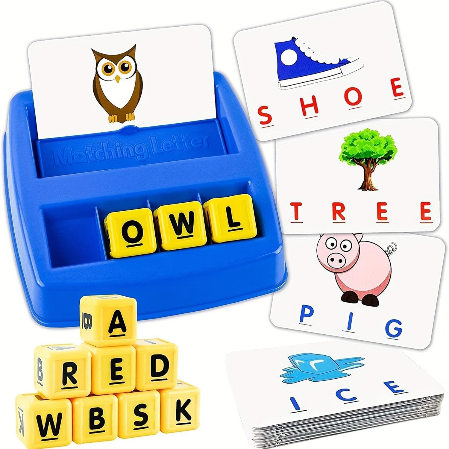 Machine à lettres pour la petite enfance, jeu de société d'association d'orthographe de lettres anglaises pour enfants, jouet parent-enfant