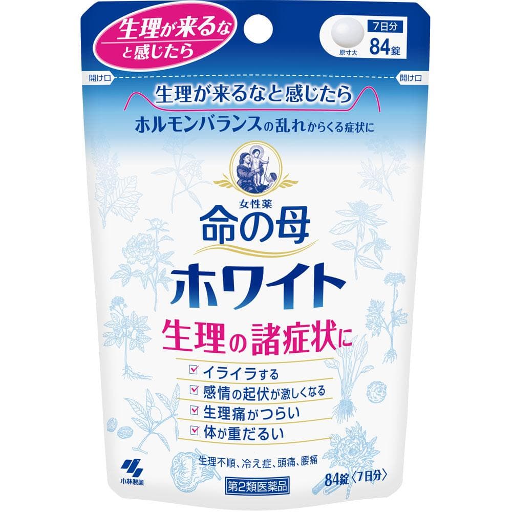 Kobayashi Pharmaceutical Mother of Life White 84 Tabletten Frauenmedizin Frauenmedizin Wechseljahrsbeschwerden, Wechseljahrsneurose, hämatologische