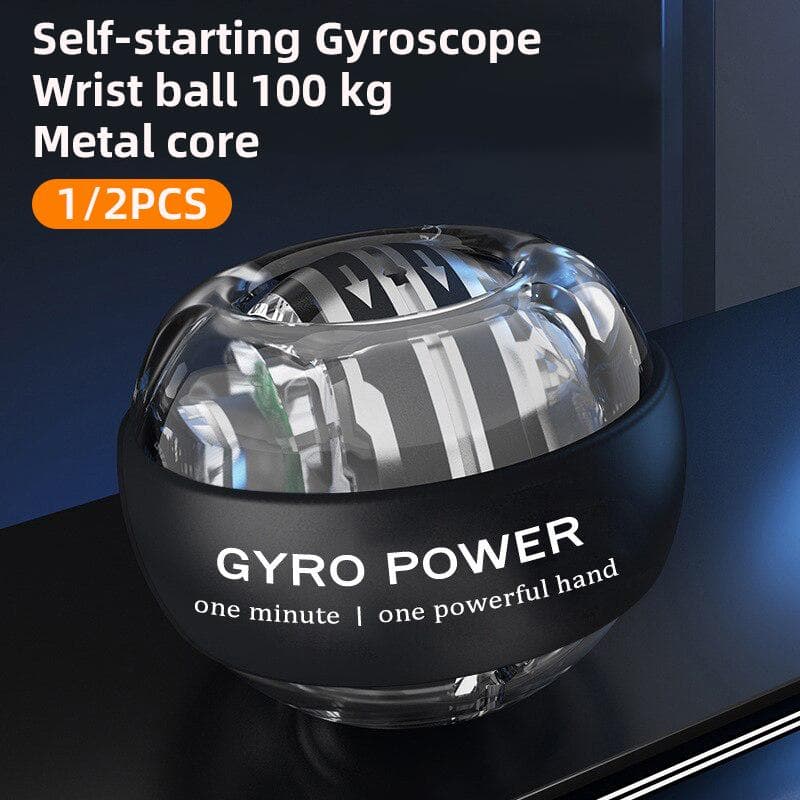Gyroskopischer Handgelenk-Stärkerball, Power Ball mit Autostart-Bereich, Gyro Power Handgelenk Ball, Arm Handmuskelkraft Trainer Fitnessgeräte