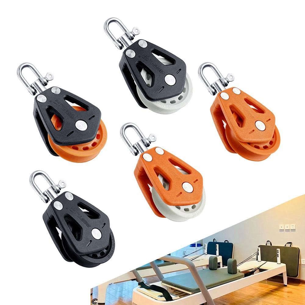 Segelboot-Flaschenzug, Nylon, Kran-Flaschenzug, Block, Heben, Einzel-Flaschenzug, drehbarer Segel-Flaschenzug