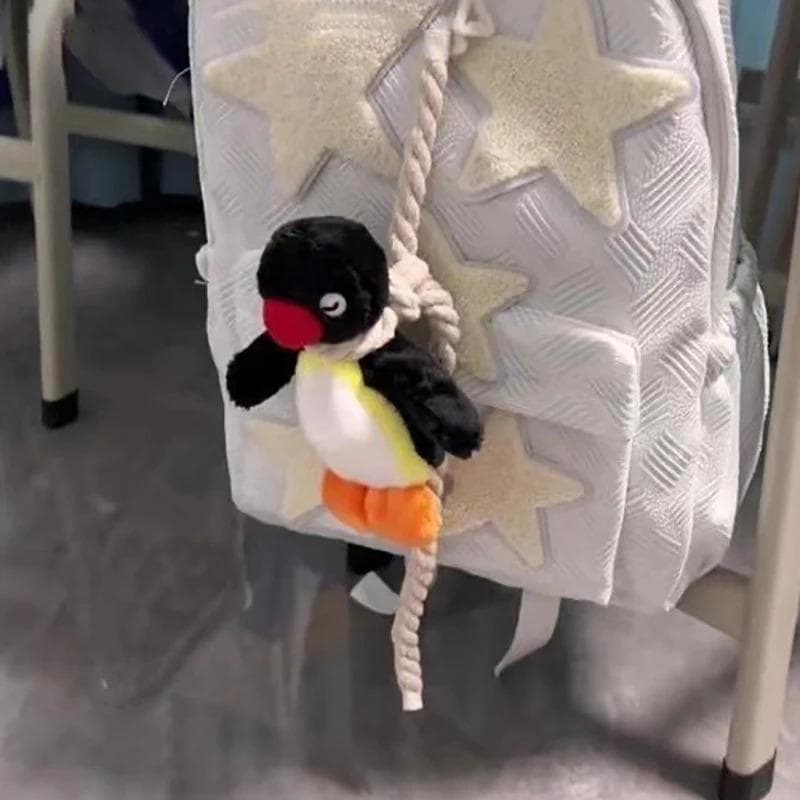 Süßer Pinguin Plüsch Schlüsselanhänger Niedliche Pinguin Puppe Anhänger Kreativer Tier Schlüsselanhänger Exquisite Rucksack Dekoration