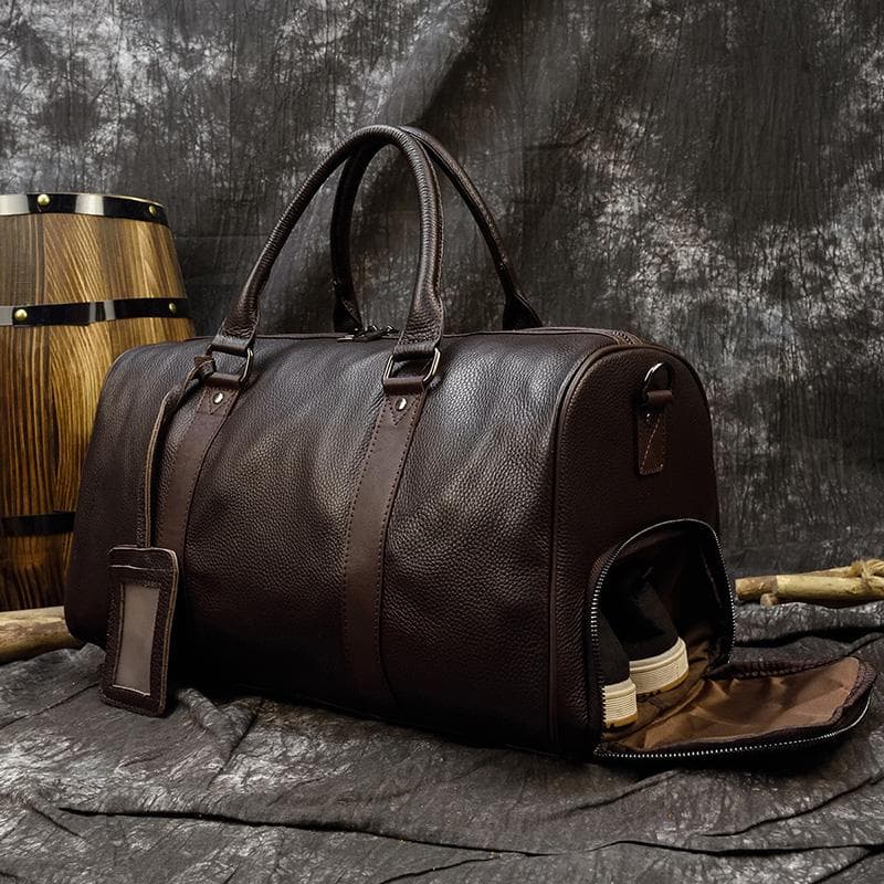 Luxus Echtes Leder Männer Frauen Reisetasche Kuh Leder Handgepäck Tasche Reise Schulter Tasche Männlich Weiblich Wochenende Duffle Tasche schwarz