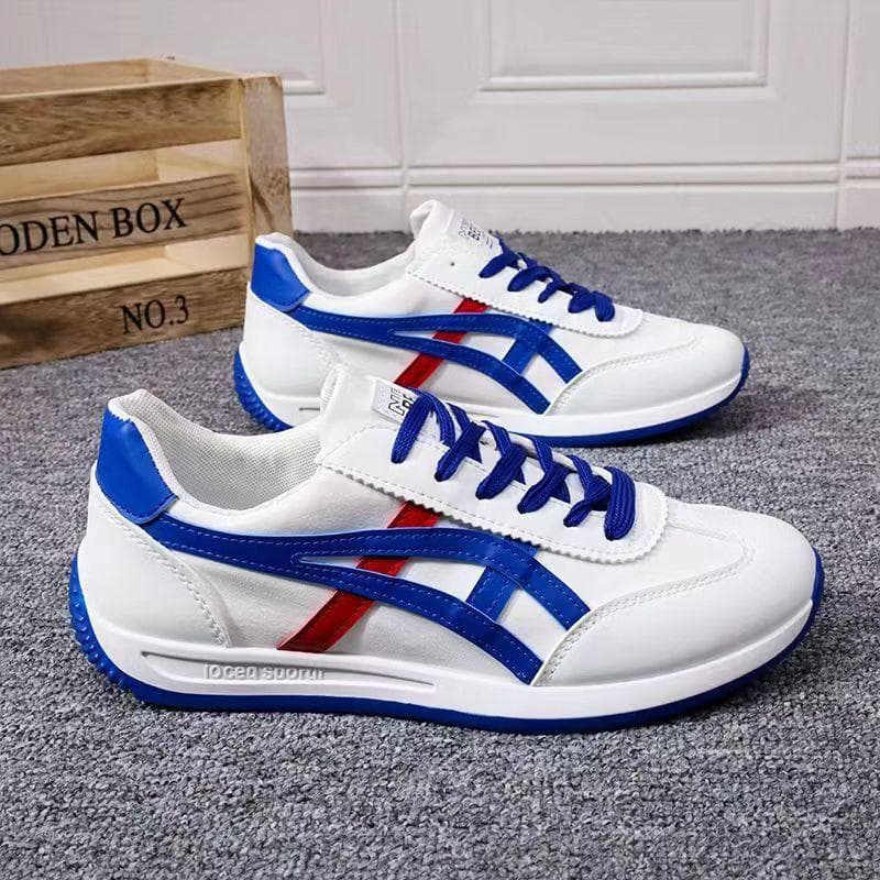 Herrenschuhe 2025 Herbst neue kleine weiße Schuhe, trendige atmungsaktive Low-Top Forrest Gump Herrenschuhe, lässige Sport-Canvas-Board-Schuhe cm