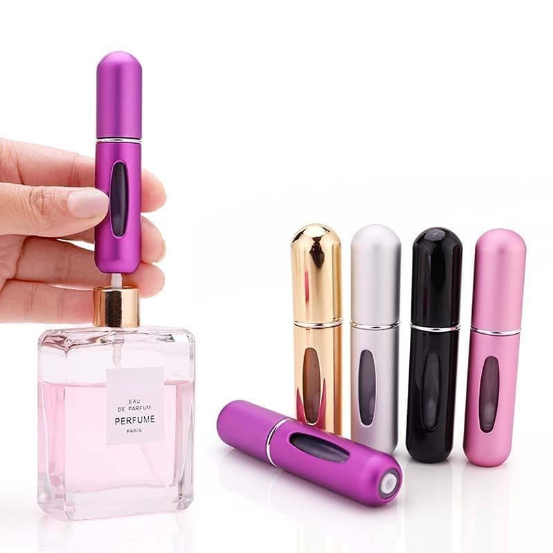 Kosmetische Aufbewahrungsbox für Parfüm, Nachfüllflasche, tragbar, ultraleicht, Mini-Peeling-Aufbewahrungsbox, Reisezubehör gold