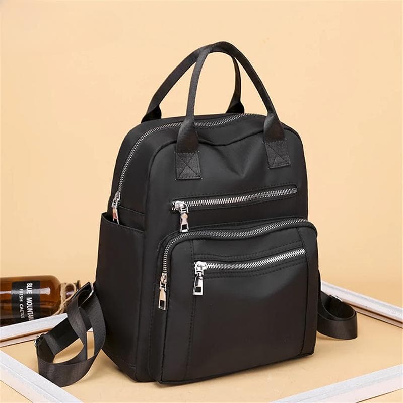 Frauen Rucksack Reise Casual Wasserdichte Oxford Schulter Taschen Weibliche Große Kapazität Handtasche Rucksack Schwarz Geldbörse Schule Pack blau