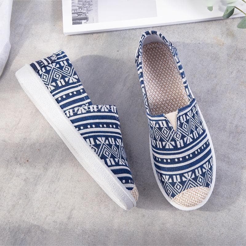 Damenmode Frühling Sommer Casual Flache Schuhe Round Toe Loafers Schuhe Fischer Bootsschuhe Damen Faule Hanfseil Weben Schuhe cm