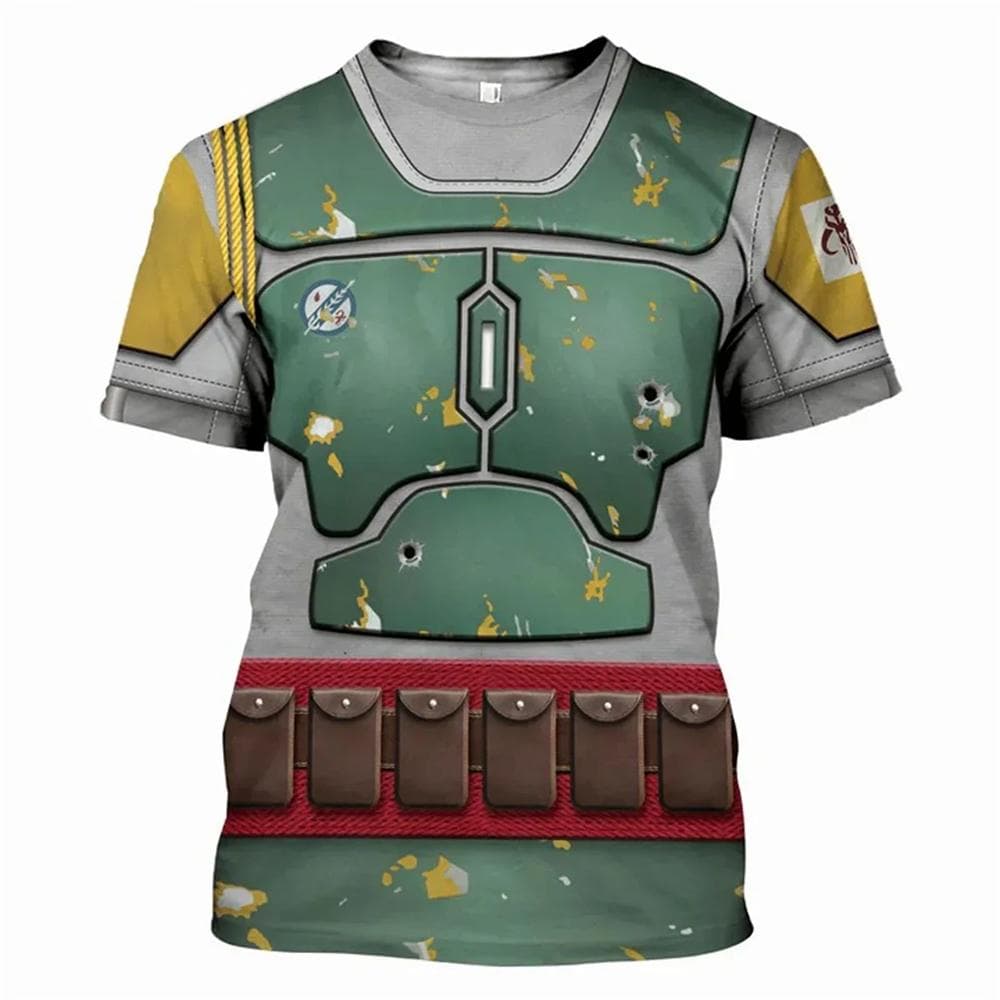 Darth Vader Cosplay Kostüm T-Shirt 3D Vollständig bedruckt Herren T-Shirt Mode Kurzarmshirt Sommer Streetwear Unisex Tee Tops cm