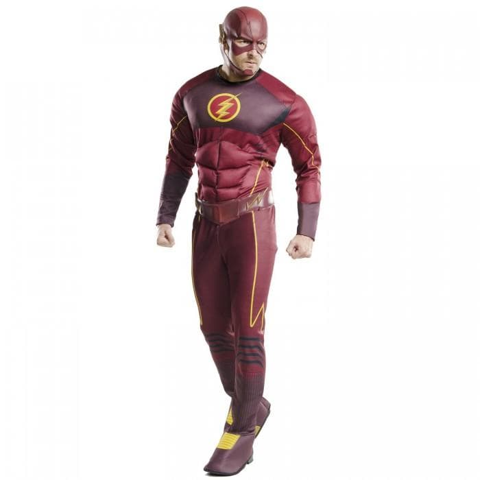Das Flash Herrenkostüm cm rot
