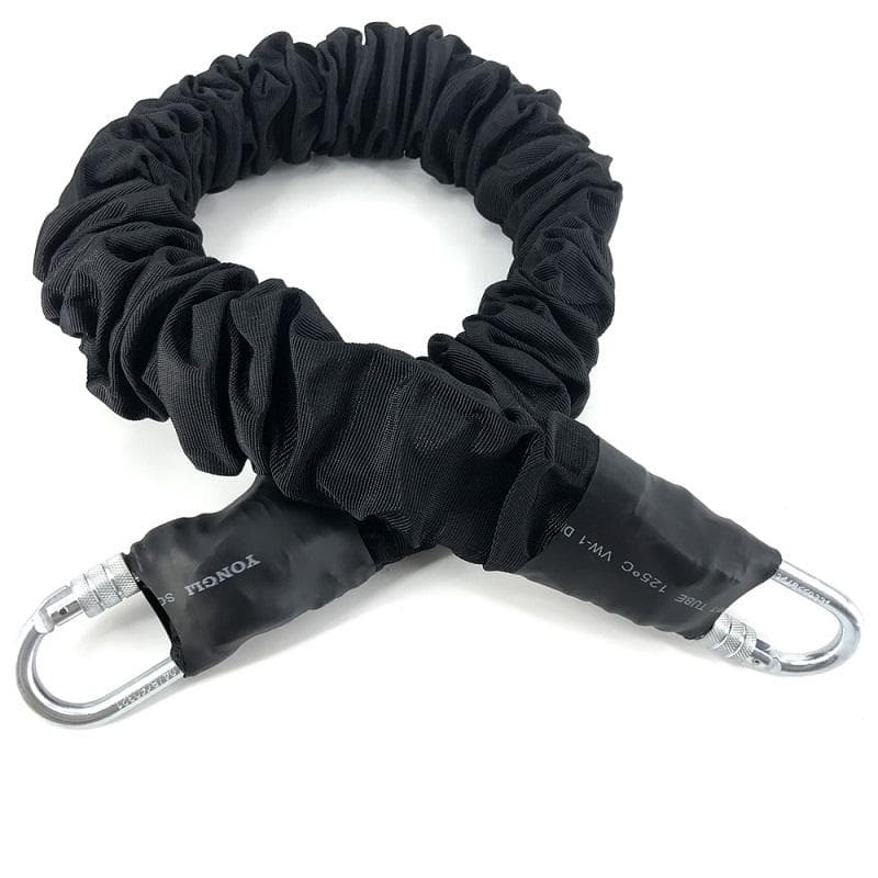 Schwere Bungee-Widerstandsbänder, Anti-Schwerkraft-Antennen-Yoga-Gürtel, Tanz-Workout-Seil, Fitness-Heim-Fitness-Trainingsausrüstung schwarz