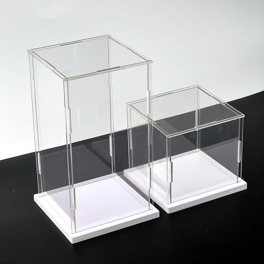 1 Stück transparente Acryl-Displaybox, Aufbewahrung, staubdichter Schutz, Vitrine, Desktop-Aufbewahrung, Heimaufbewahrung