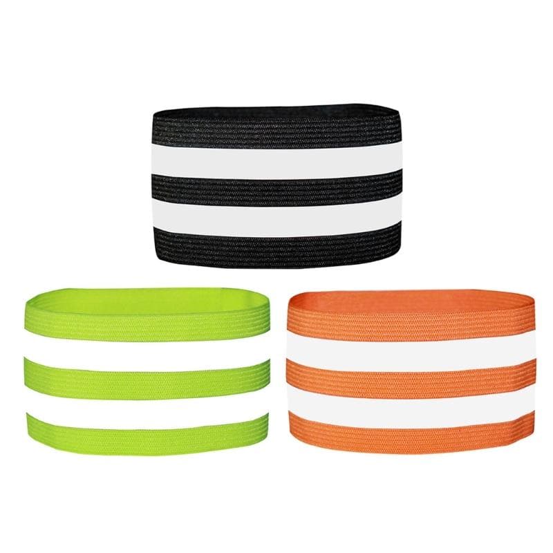 Reflektierende Bänder für Arm/Handgelenk/Bein Gut sichtbare reflektierende Laufbekleidung Reflektoren Armband für Damen Herren Sicherheit orange