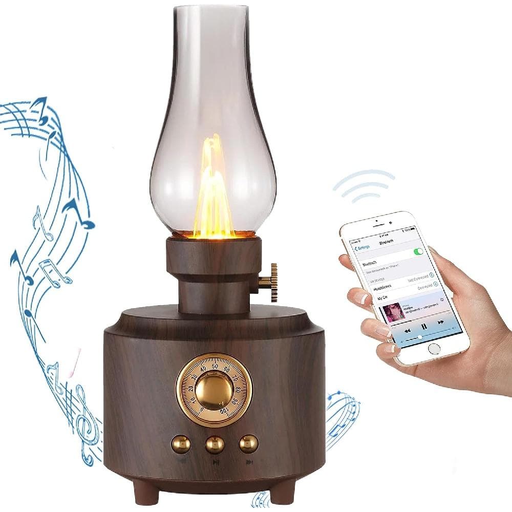 Retro-Kerosin-Bluetooth-Lautsprecher mit LED-Licht, tragbare Musikbox Bluetooth, Lautsprecher Bluetooth, kraftvoller Bass, hohe Lautstärke, Bluetooth