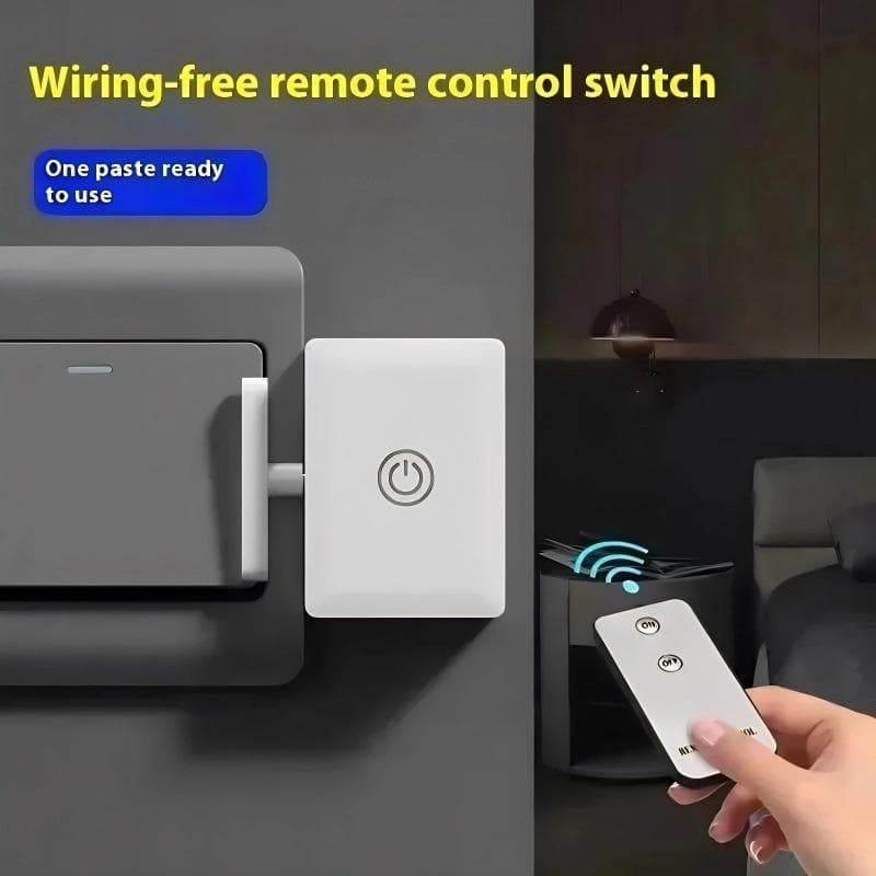 Intelligenter kabelloser Lichtschalter-Controller mit Fernbedienung, großer Erfassungsreichweite, keine Verkabelung erforderlich, zum Ausschalten von