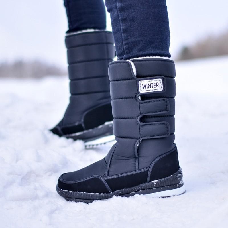 Männer Schnee Stiefel Wasserdicht Männer Stiefeletten Winter Outdoor Pelz Warme Mans Boot Arbeit Schuhe frauen Winter Stiefel cm