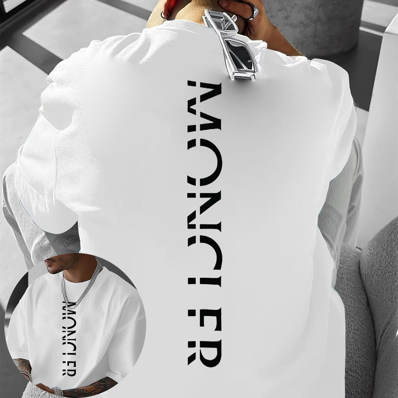 2025 Y2K Sommer Mode Luxusmarke 100% Baumwolle T-Shirt Übergröße Leinwandbindung Rundhalsausschnitt Herren und Damen Kurze Ärmel cm