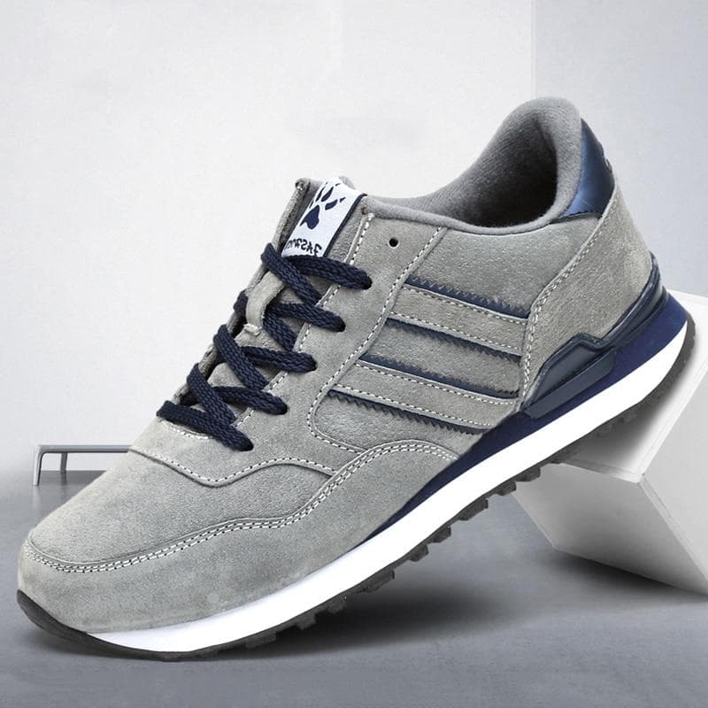 Herren Sport- und Freizeitschuhe, bequeme und atmungsaktive Laufschuhe, Outdoor-Reiseschuhe cm grau