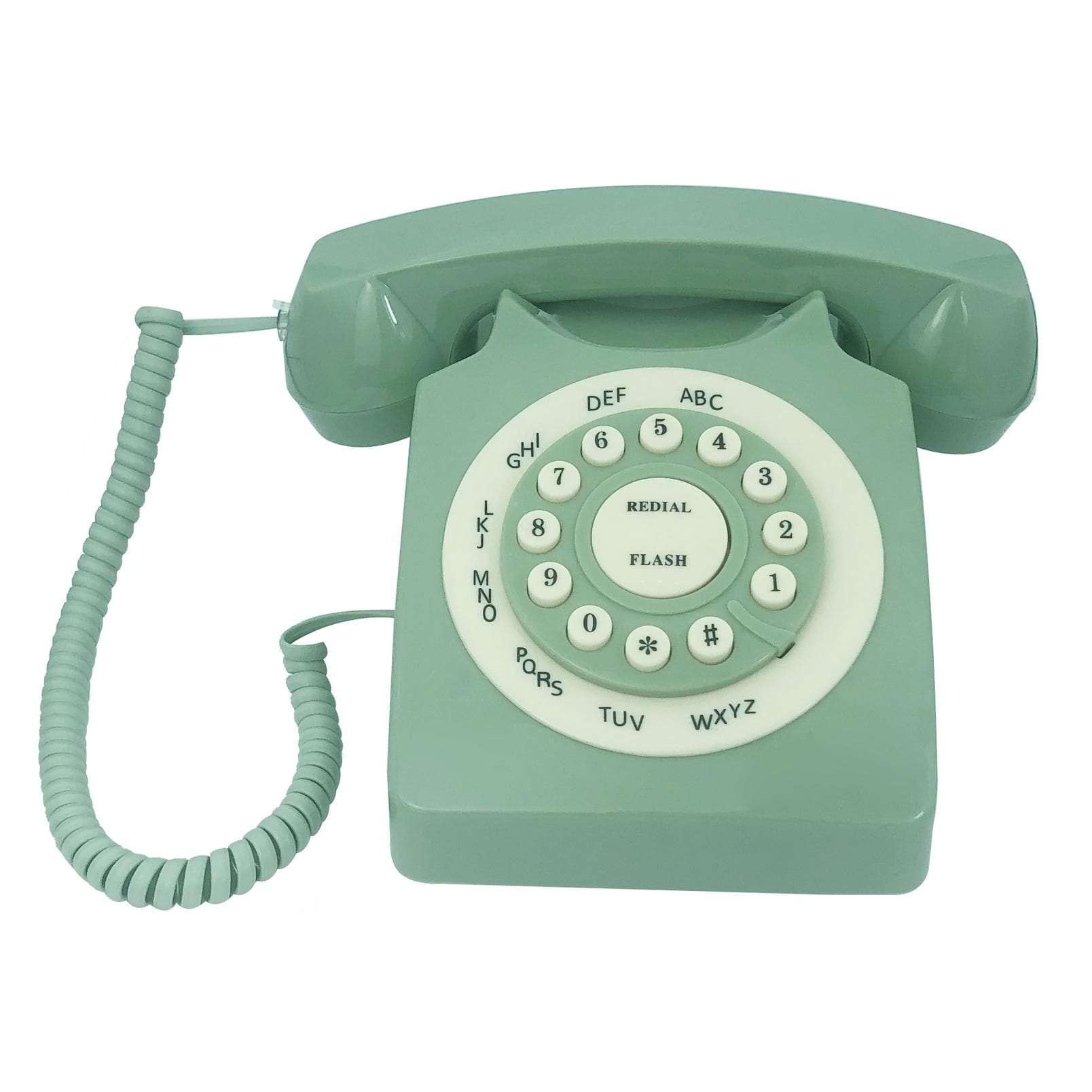 Rosa Retro-Telefon, schnurgebundenes Festnetztelefon, klassisches Vintage-Telefon für Zuhause und Büro, Geschenk für Senioren
