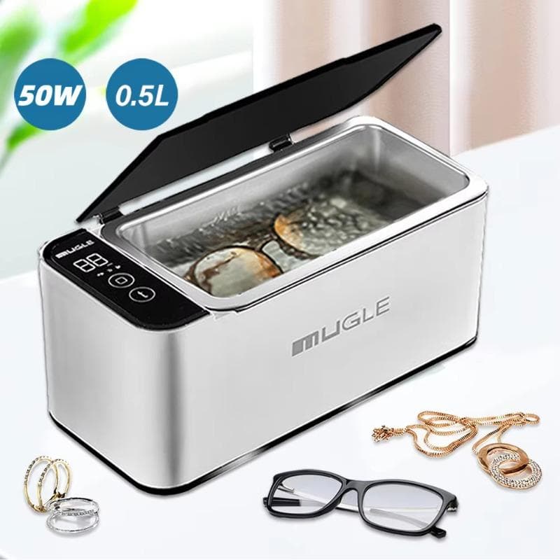 50W Ultraschall-Reinigungsmaschine Ultraschallreiniger Ultraschall-Brillen-/Schmuckreiniger 500ML Ultraschall-Waschbad für Brillen